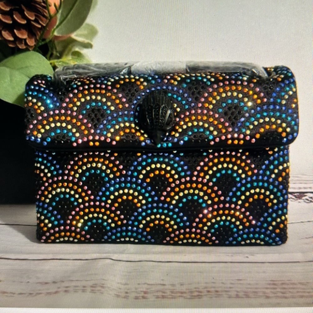 Kurt Geiger London MINI CRYSTAL KENSINGTON BAG